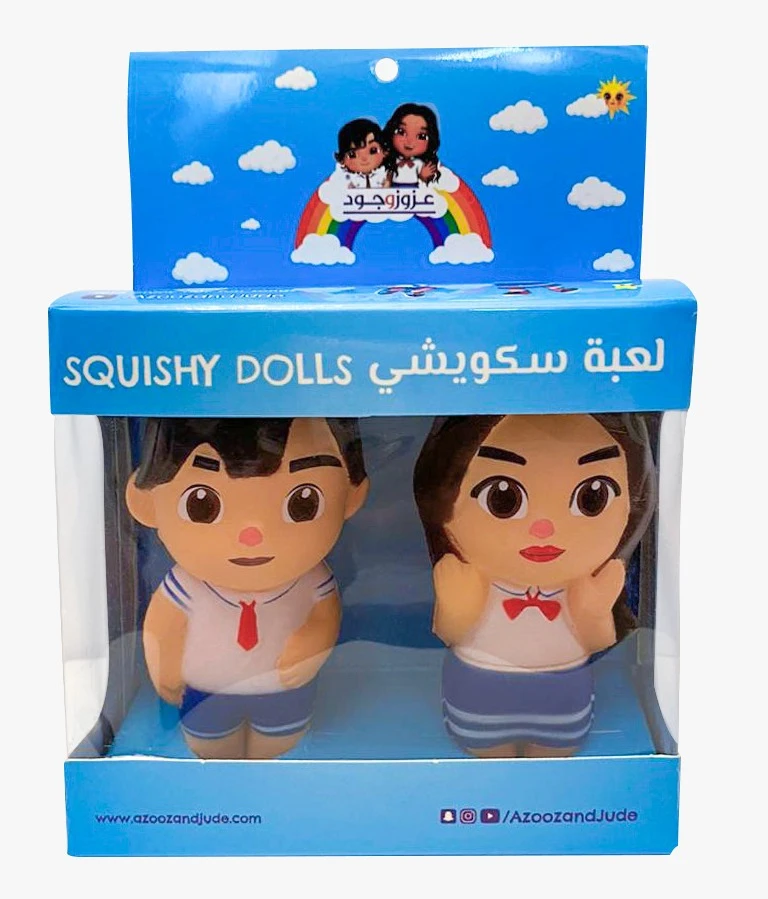 لعبة سكويشي للأطفال عزوز وجود 9 سم عدد 2