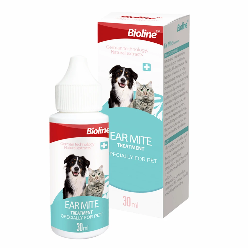 ‏Bioline Ear Mite Treatment 30 ml