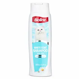 ‏Bioline White Coat Shampoo for Cats 200 ml