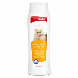 ‏Bioline Deshedding Shampoo for Cats 200 ml