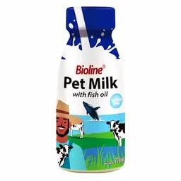 Bioline Pet Milk with Fish Oil 220 ml