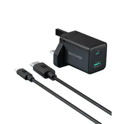 Ravpower 2 In1 Wall Charger Combo Black 1 M