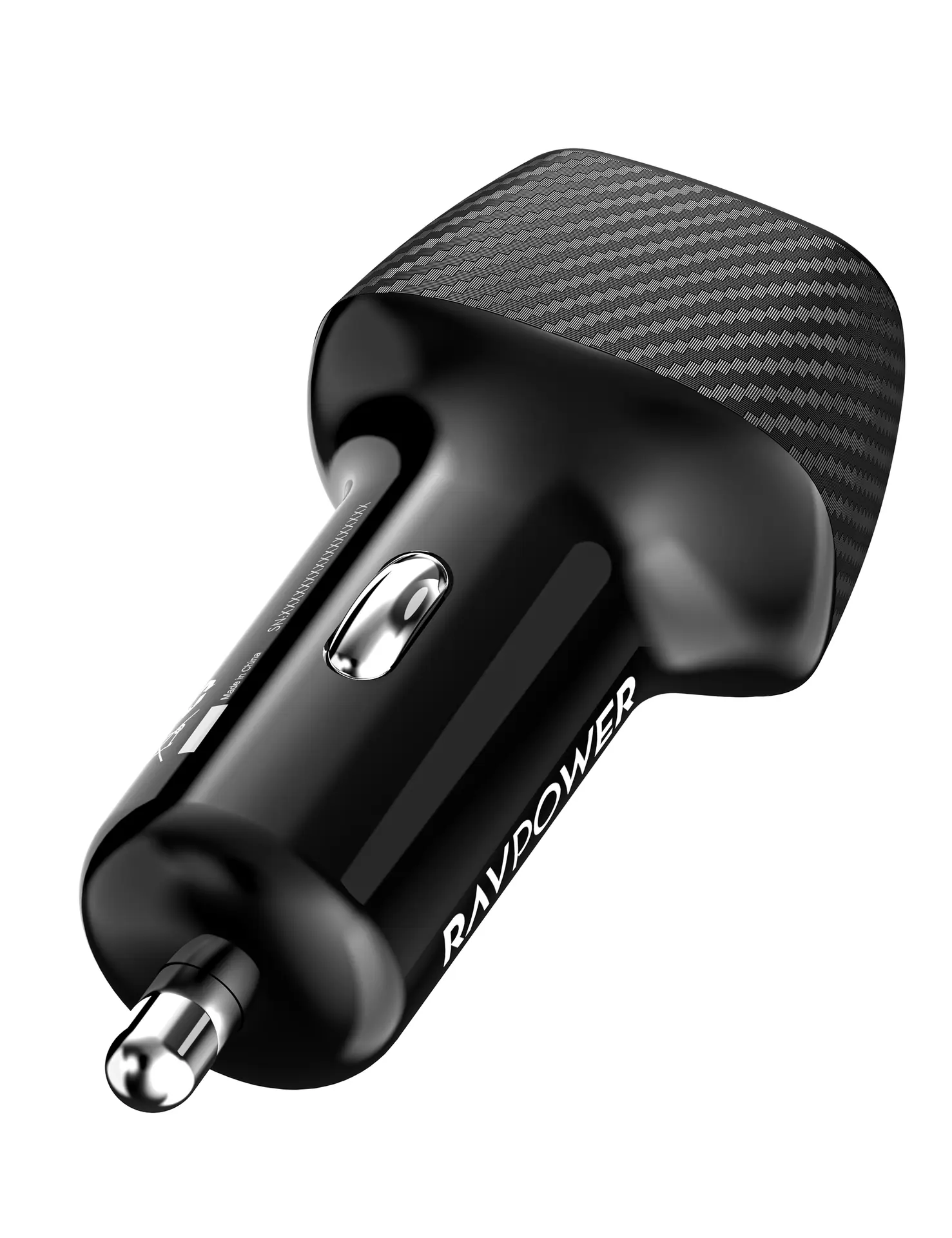 Ravpower 60w Car Charger with restractable 2 Port USB C - view 4