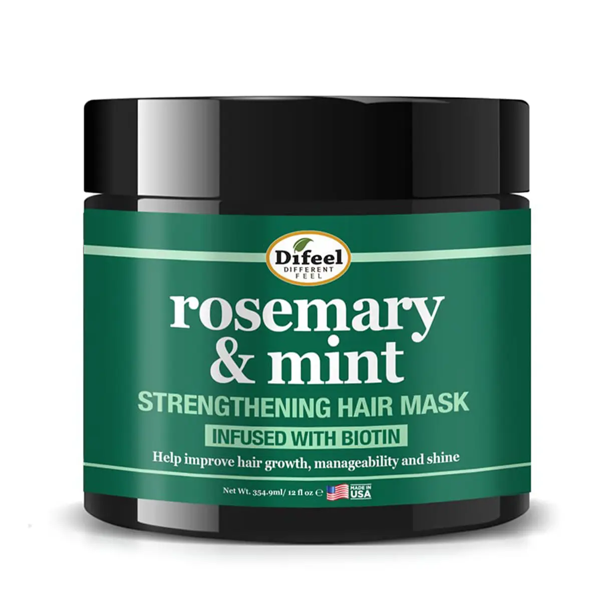 Difeel Rosemary Mint Strengthening Hair Mask With Biotin 340 gm - view 1