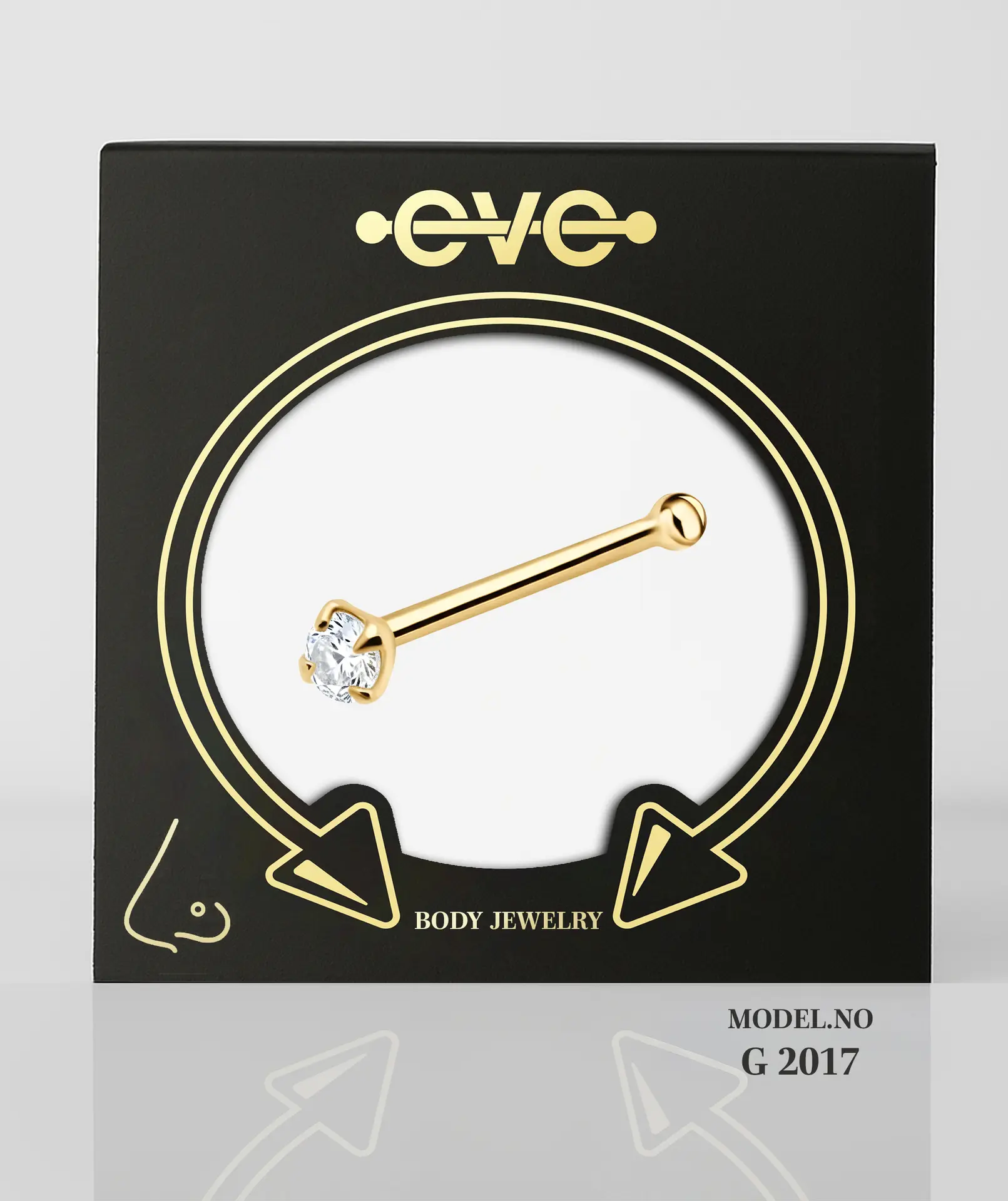 Eve Piercing Nose Gold G 2017  - view 2