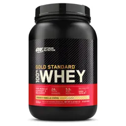 Optimum Gold Standard  Whey  French Vanilla Cream  2 lbs