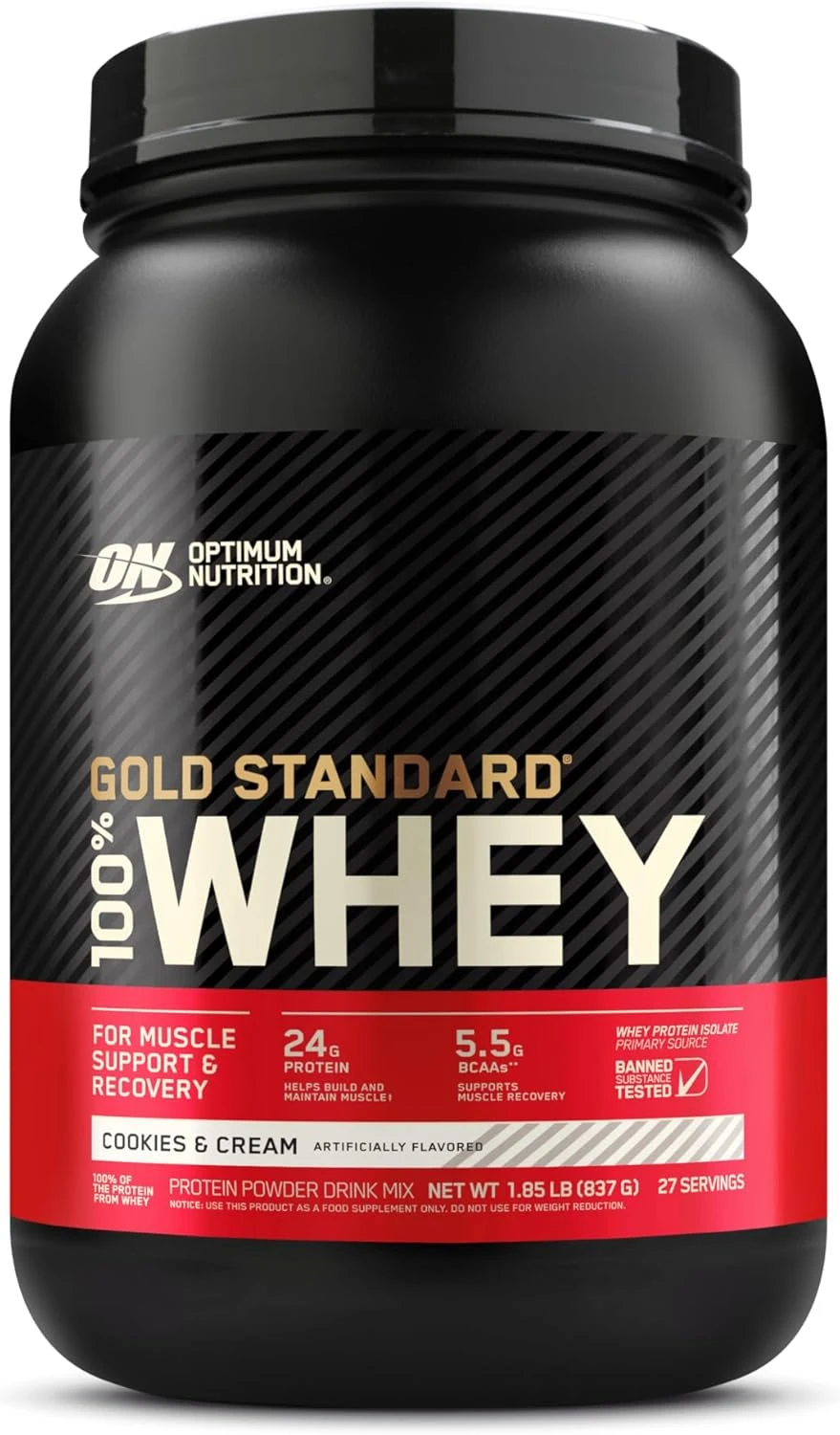 Optimum Gold Standard Whey Cookies and Cream 2 lbs