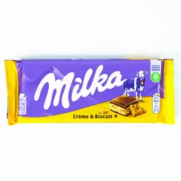 ميلكا الواح كريم وبسكويت  100 جم
