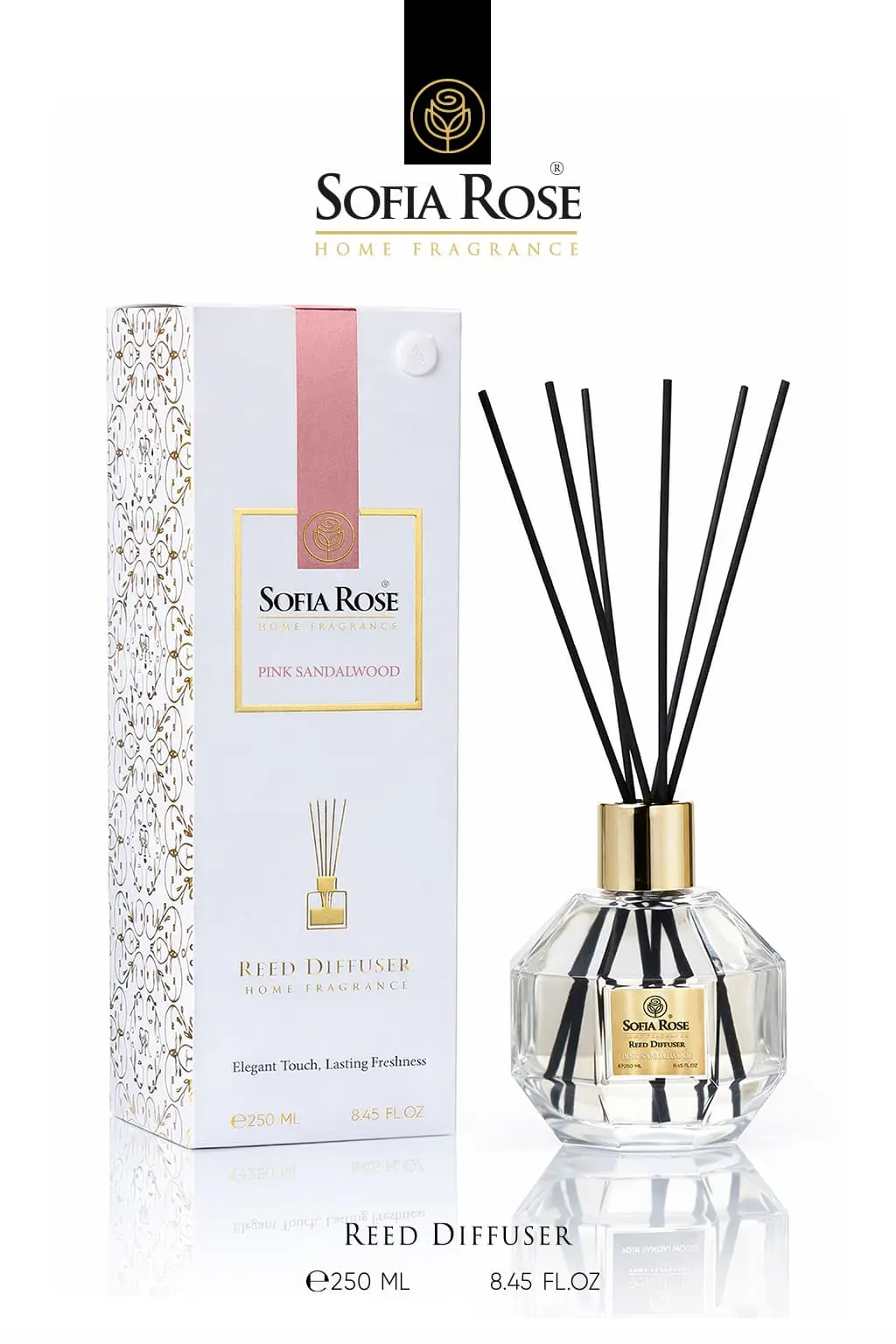 Sofia Rose Reed Diffuser Pink Sandalwood 250 ml - view 2