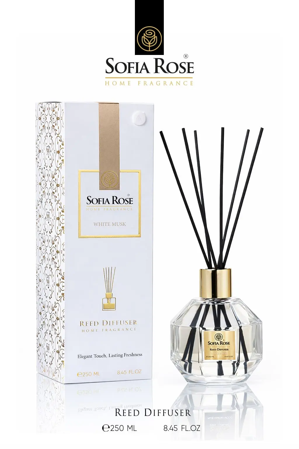 Sofia Rose Reed Diffuser White Musk 250 ml - view 2
