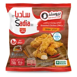 Sadia Broasted Zings Chicken Strips Frozen 750gm
