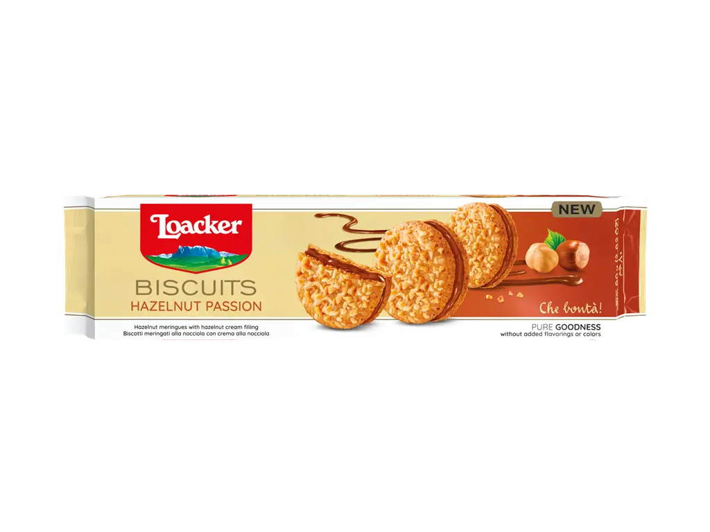 Loacker Biscuits Filled Hazelnut 80 gm - view 1