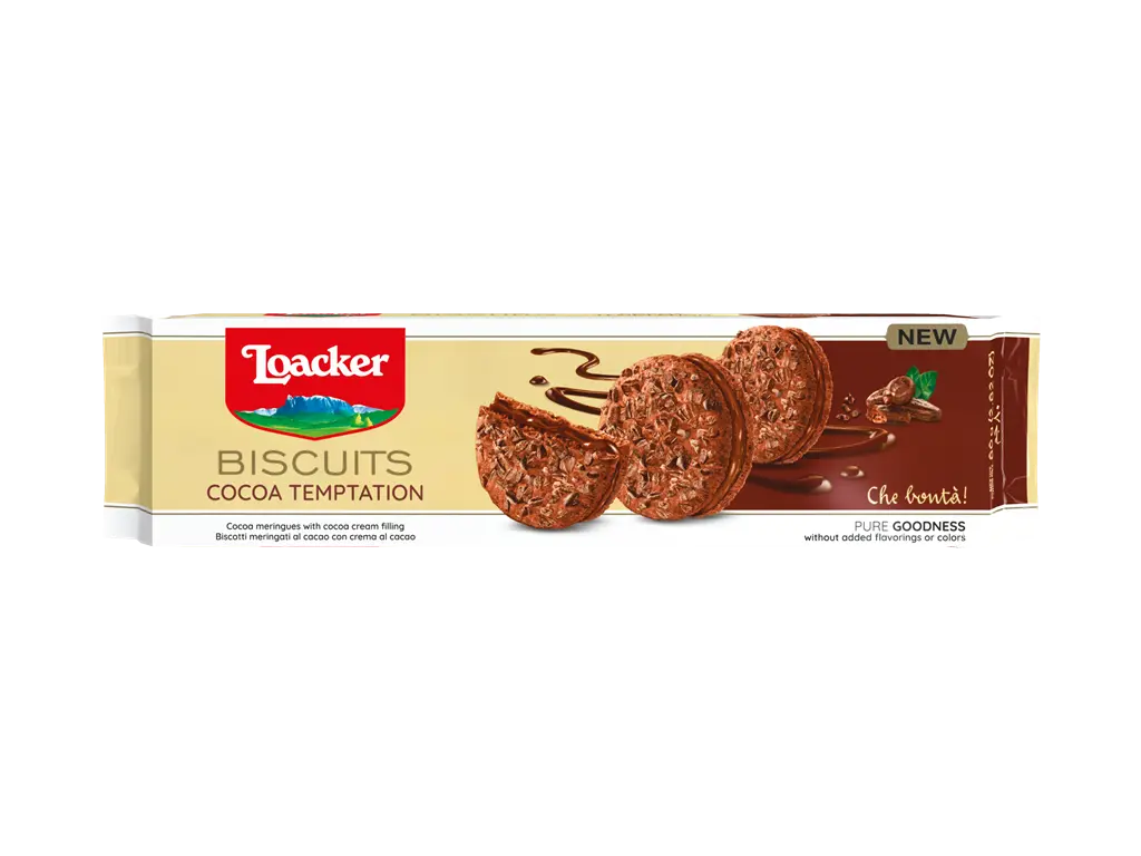 Loacker Biscuits Cocoa 80 gm - view 1