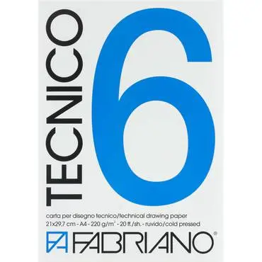 Fabriano Tecnico Rough Teture Sketchbook 220gsm White 25 * 35 cm - view 3