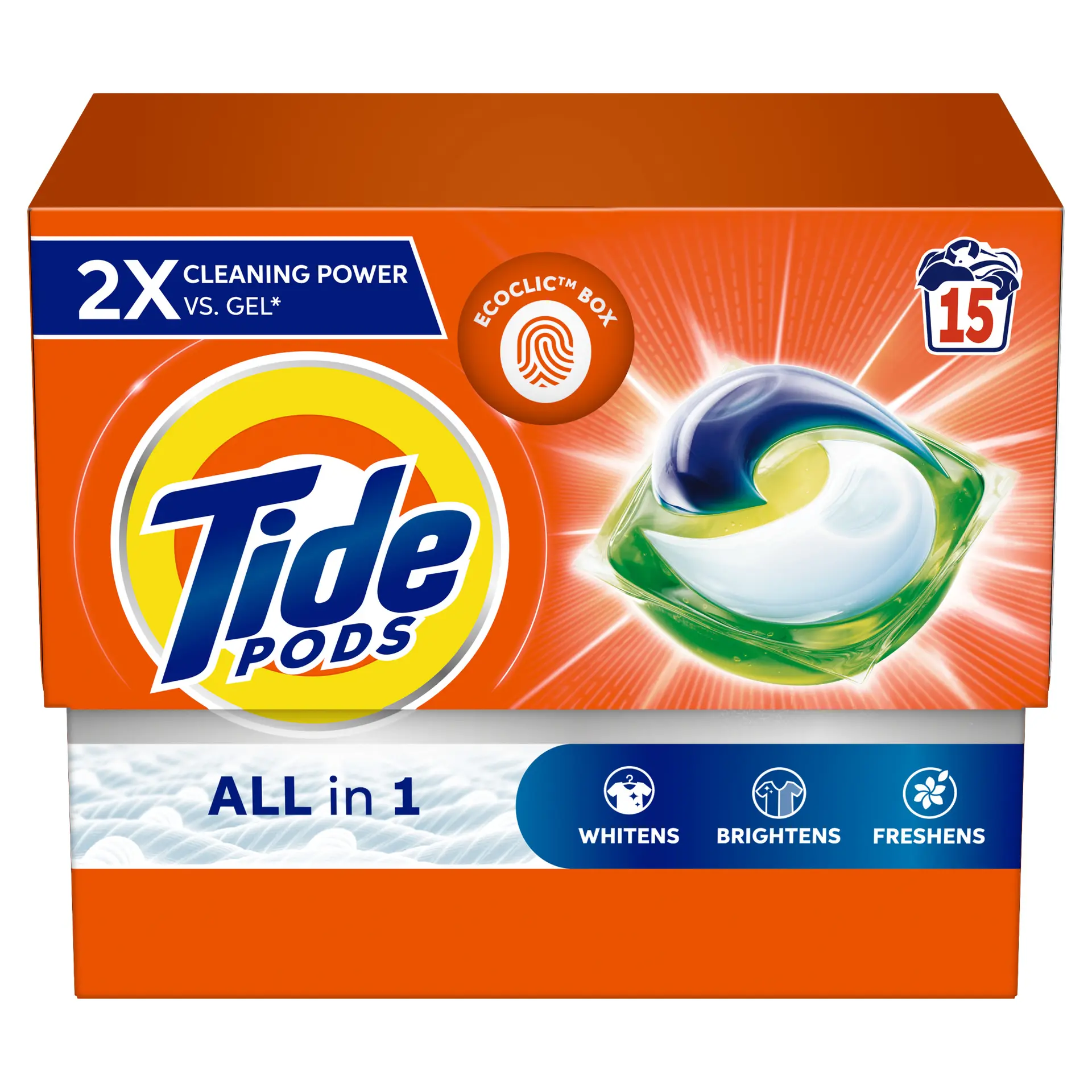 Tide Original All-in-1 Pods 15 Count Laundry Detergent Pods - view 1
