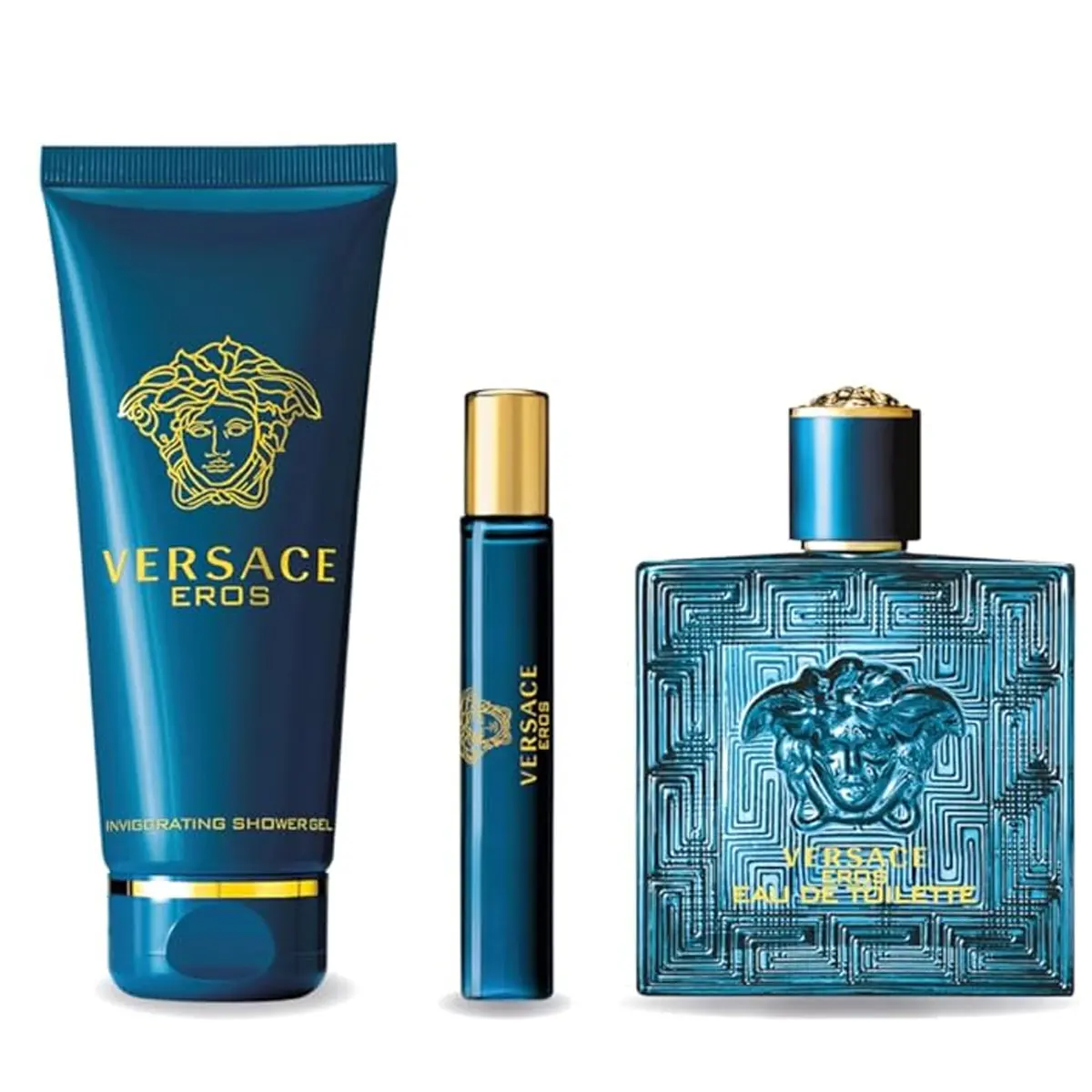 فيرزاتشي إيروس طقم 3 حبات أو دو تواليت للرجال عطر 100 مل مع عطر 10 مل مع شاور جل 150 مل - view 2