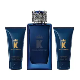 دولشي اند غابانا كينج للرجال مجموعة أو دو برفيوم عطر 100 مل + افتر شيف 50 مل + شاور جل 50 مل