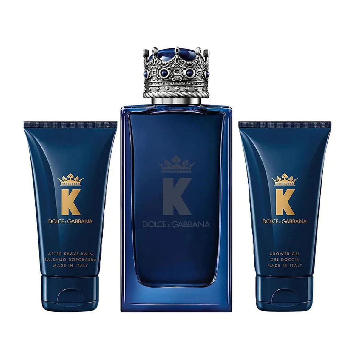 دولشي اند غابانا كينج للرجال مجموعة أو دو برفيوم عطر 100 مل + افتر شيف 50 مل + شاور جل 50 مل