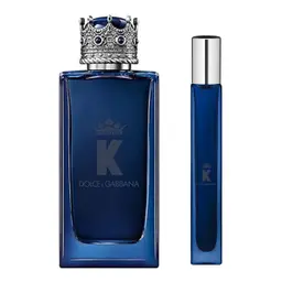 دولشي اند غابانا كينج للرجال بور هوم انتنس للرجال مجموعة أو دو برفيوم انتنس عطر 100 مل + عطر 10 مل