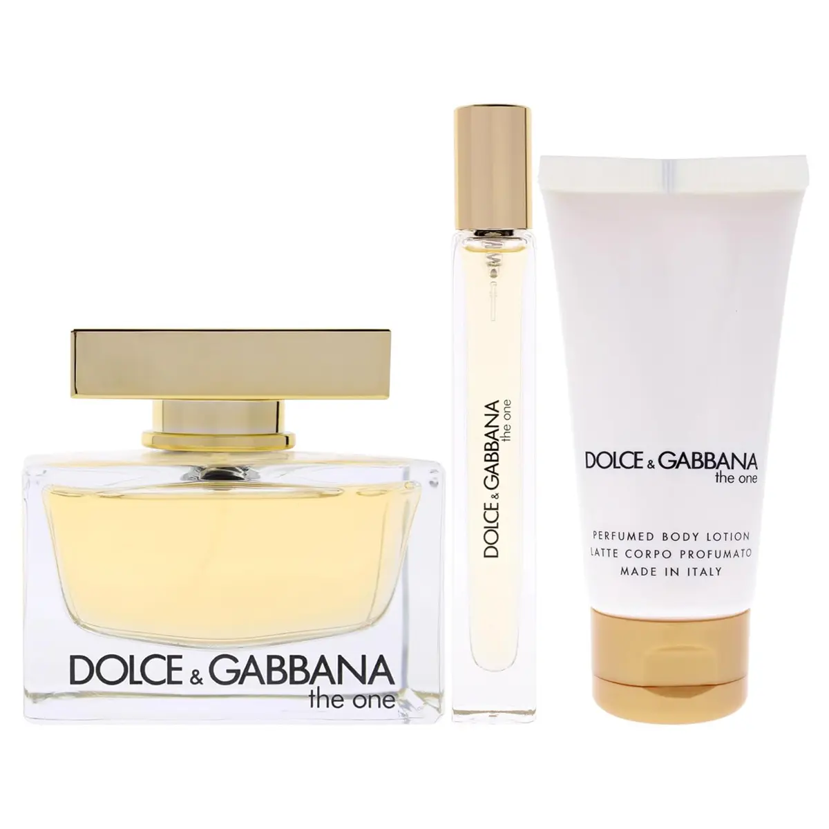 Dolce And Gabbana The One By For Women 3 Pcs Gift Set EDP 75 ml + EDP 10 ml + Body Lotion 50 ml - view 1