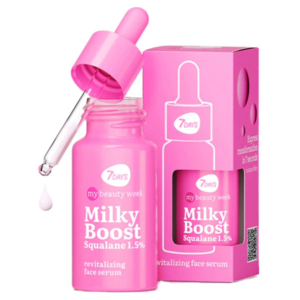 7Days Revitalizing Face Serum Milky Boost Squalane 20 ml