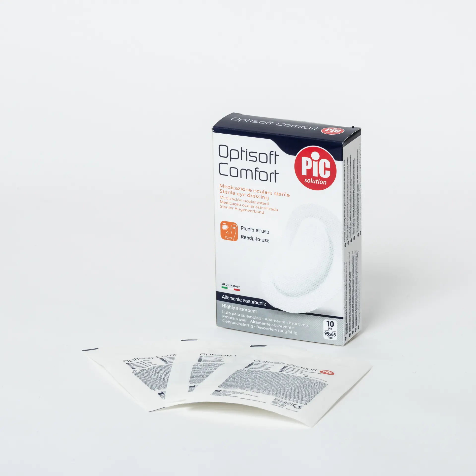 Pic Optisoft Comfort Eye Pad Adhesive Edge 10 Pads - view 6