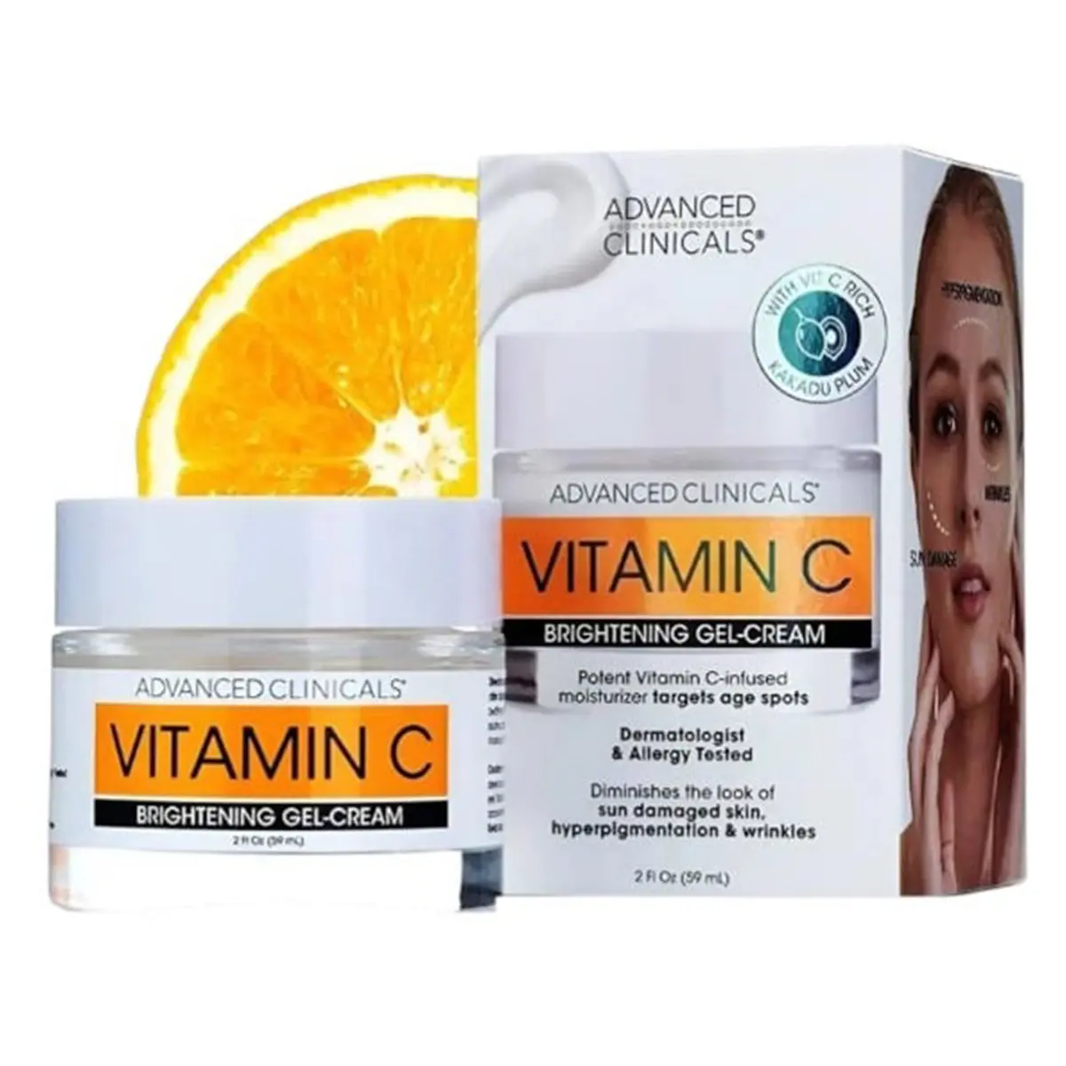 Advanced Clinicals Vitamin C Brightening Gel Cream 59 ml - view 2