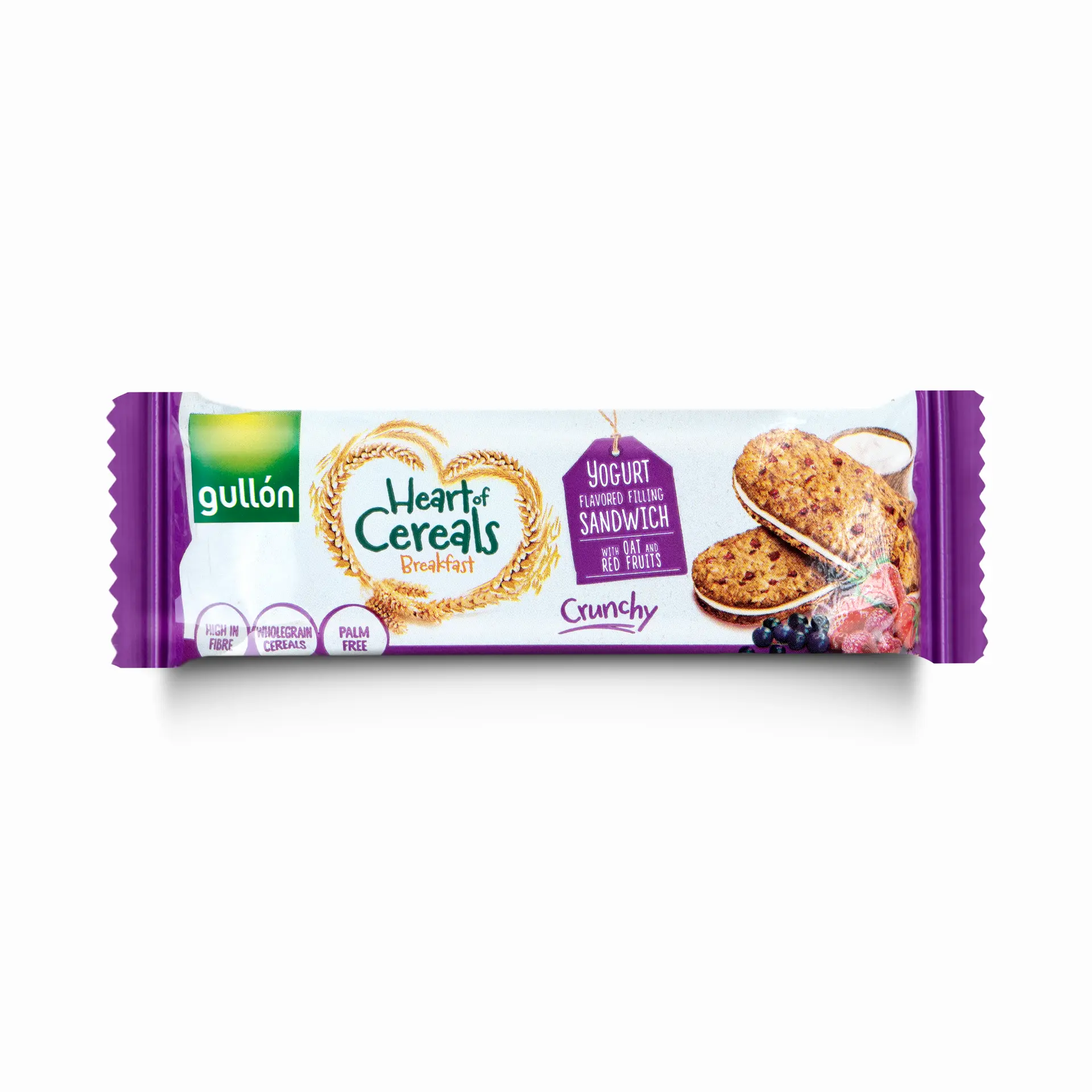 Gullon W Grains Sandwich Yogurt Fruits 44 gm - view 1