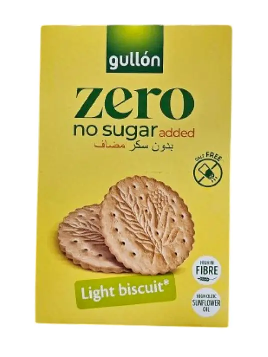 Gullon Zero Free Sugar And Salt Maria Biscuits Light 400 gm - view 1