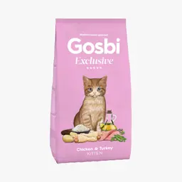 Gosbi Exclusive Grain-Free Kitten Dry Food Chicken and Turkey Flavor  1.5kg