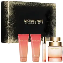 مايكل كورس مجموعة عطر وندرلاست للنساء او دي برفيوم 100 مل مع او دي برفيوم 10 مل مع لوشن للجسم 100 مل مع جل استحمام 100 مل
