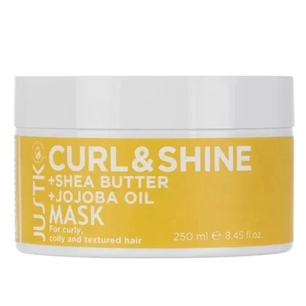 Justk Shea Butter And Jojoba Oil Hair Mask For Curly Hair And Shine 250  ml