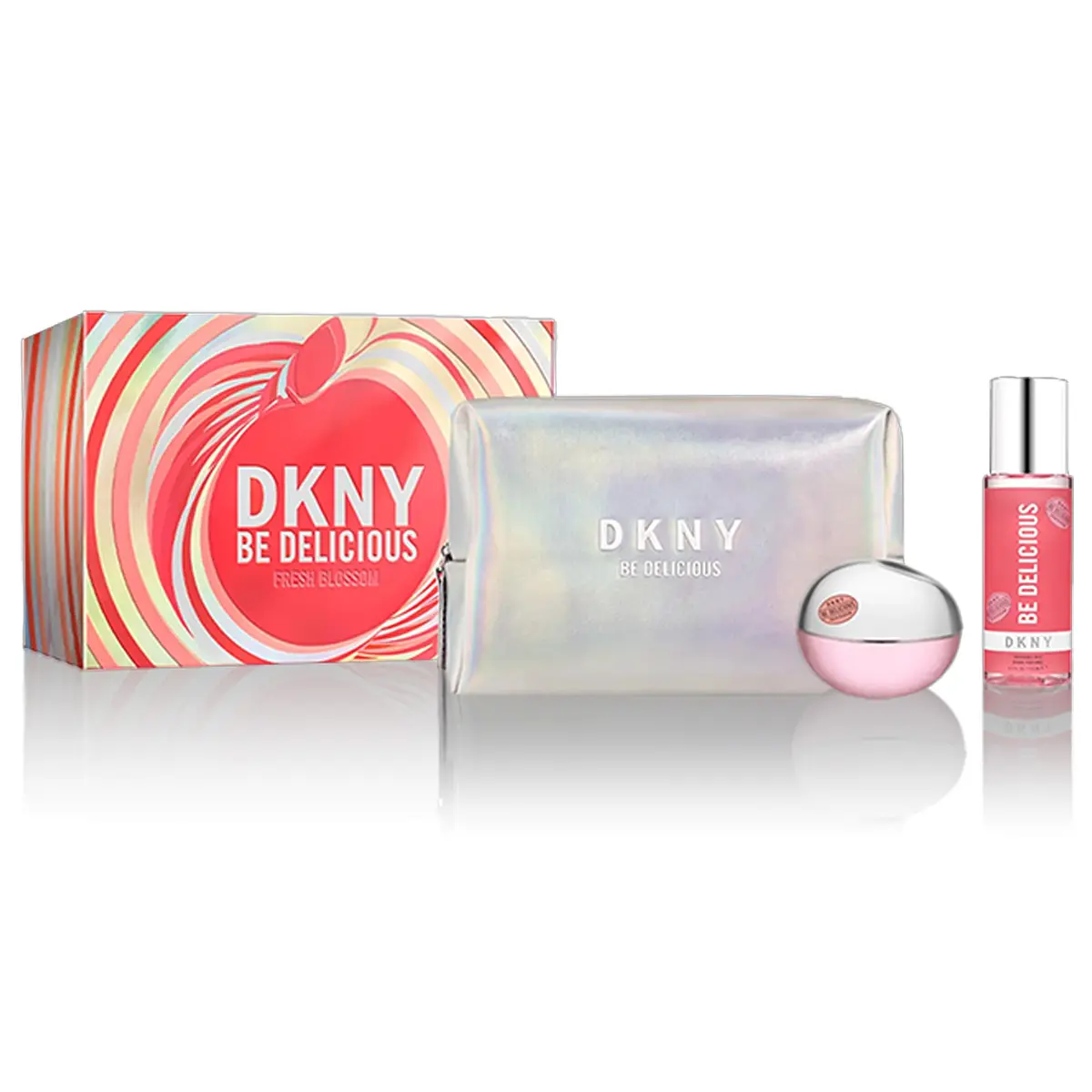 DKNY Be Delicious Fresh Blossom Perfume Set EDP 100 ml + Body Mist 125 ml + Pouch - view 2