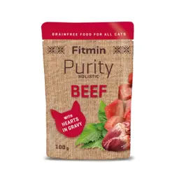Fitmin Cat Purity Pouch Beef With Hearts 100 gm