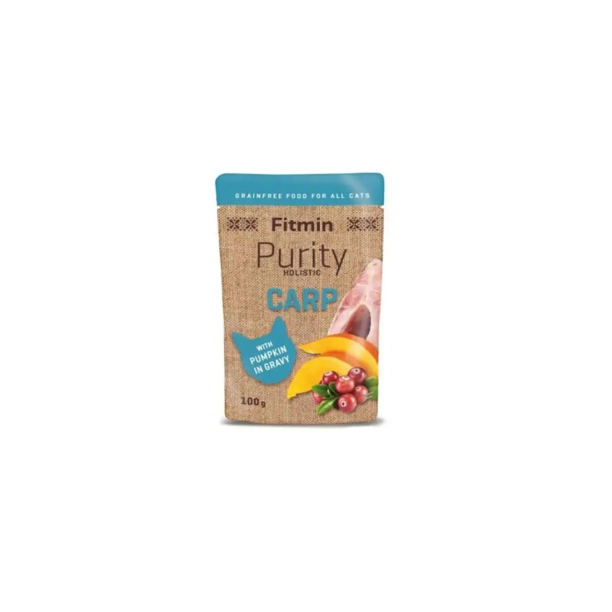 Fitmin Cat Purity Pouch Carp With Pumpkin 100 gm - view 1