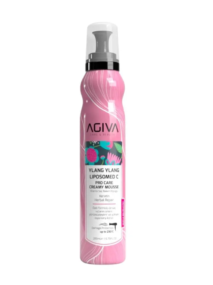 Agiva Hair Repair Foam with oil Ylang Ylang Liposomed C 200 ml - view 1