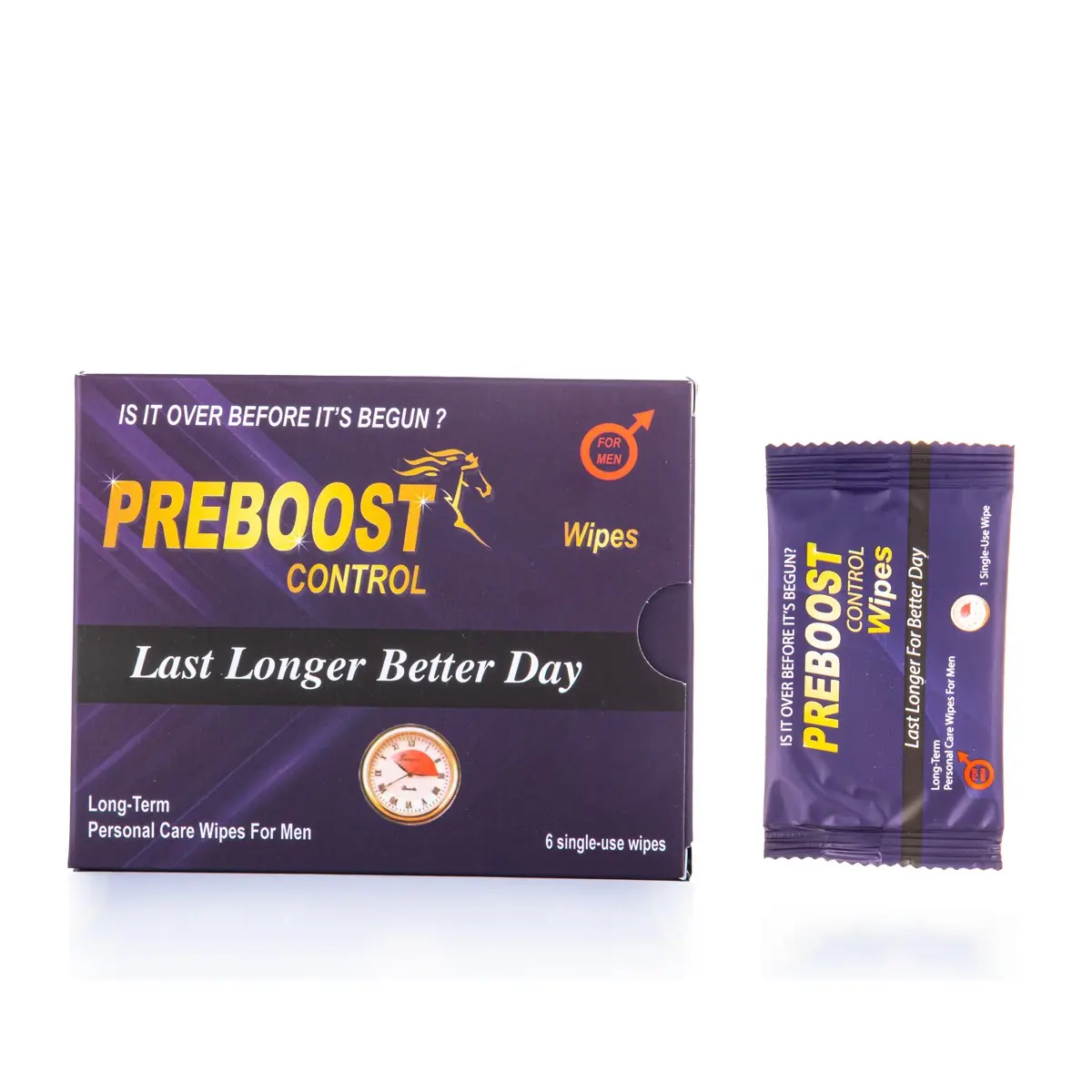 Preboost Control Men Wipes Single use 6 pcs - view 4