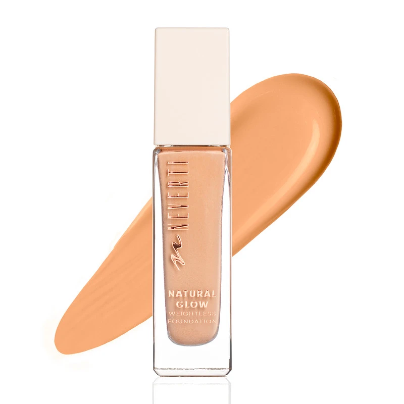 Neverti Moisturizing Natural Glow Weightless Foundation Hazelnut 008