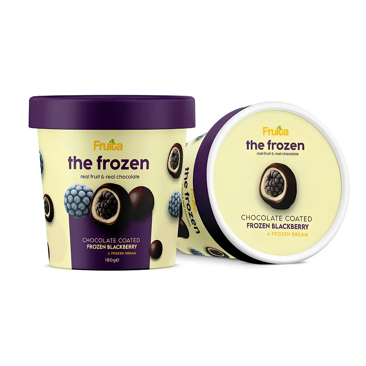 Fruita Chocolate Coated Frozen Blackberry 150gm - view 2