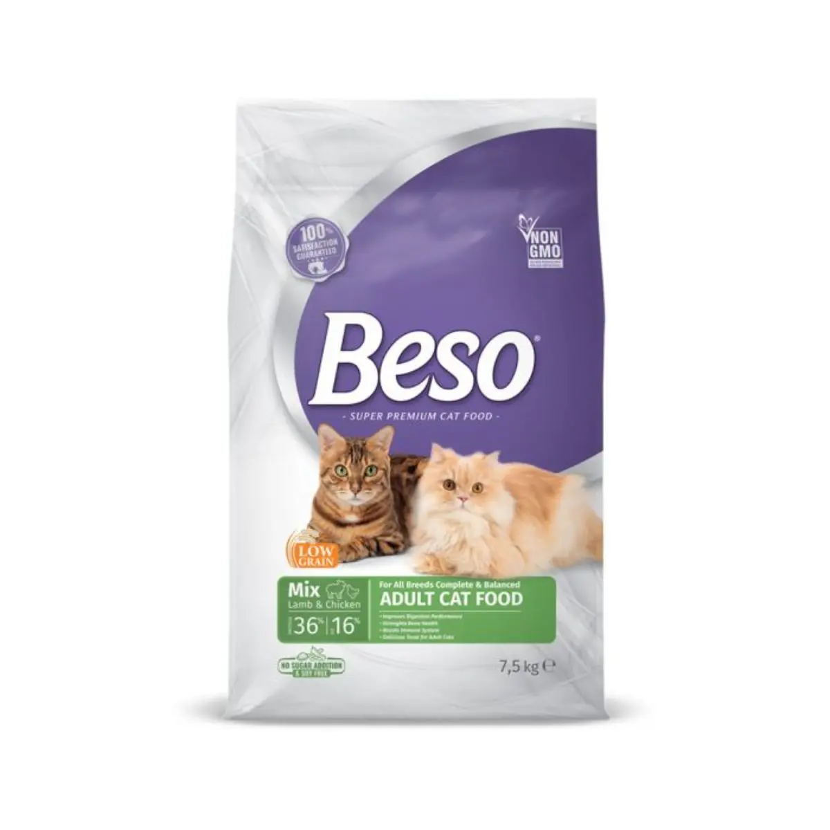 Beso Dry Food for Cats With Beef And Chicken 7.5 Kg - view 1