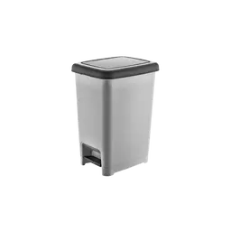 Dunya Slim Pedal Dustbin Grey 10 l