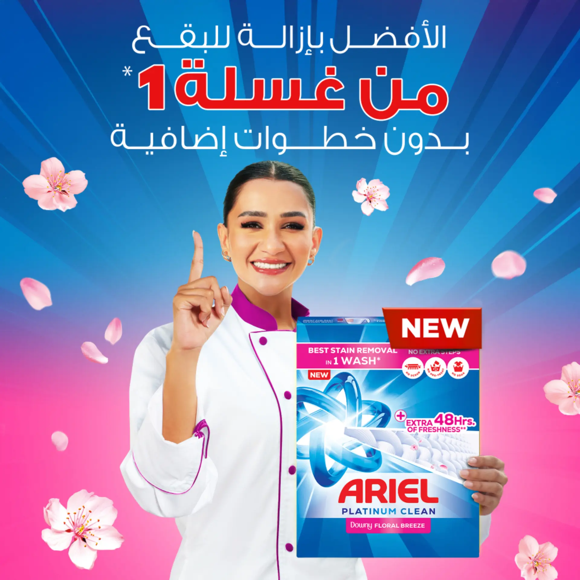 Ariel Powder Touch of Downy Semi Automatic 2.25 kg - view 3