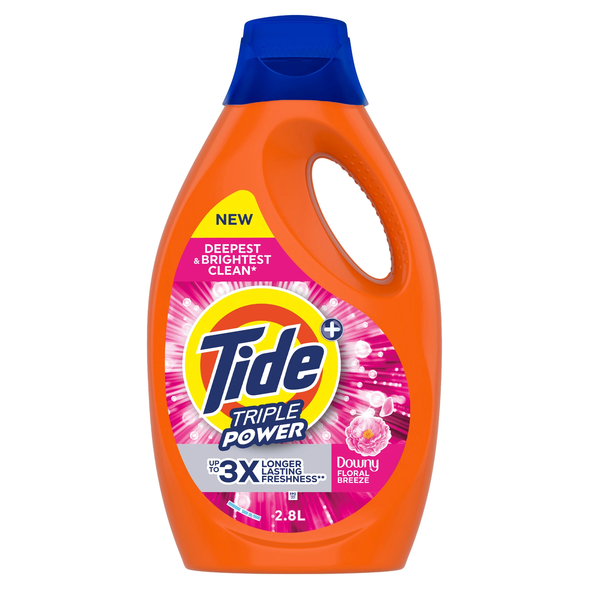 Tide Liquid Laundry Detergent Gel with Touch of Downy 2.8 L
