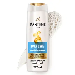 Pantene Pro-V Daily Care 2In1 Shampoo Healthier Hair With Every Wash 375 ml 