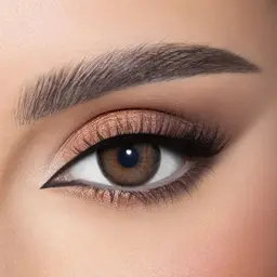  ذهب عدسات لاصقة يومية كابتشينو