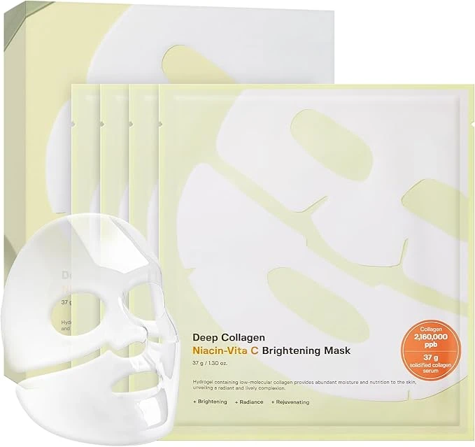 Sungboon Deep Collagen Niacin Vita C Brightening Mask 4 pcs 37 gm