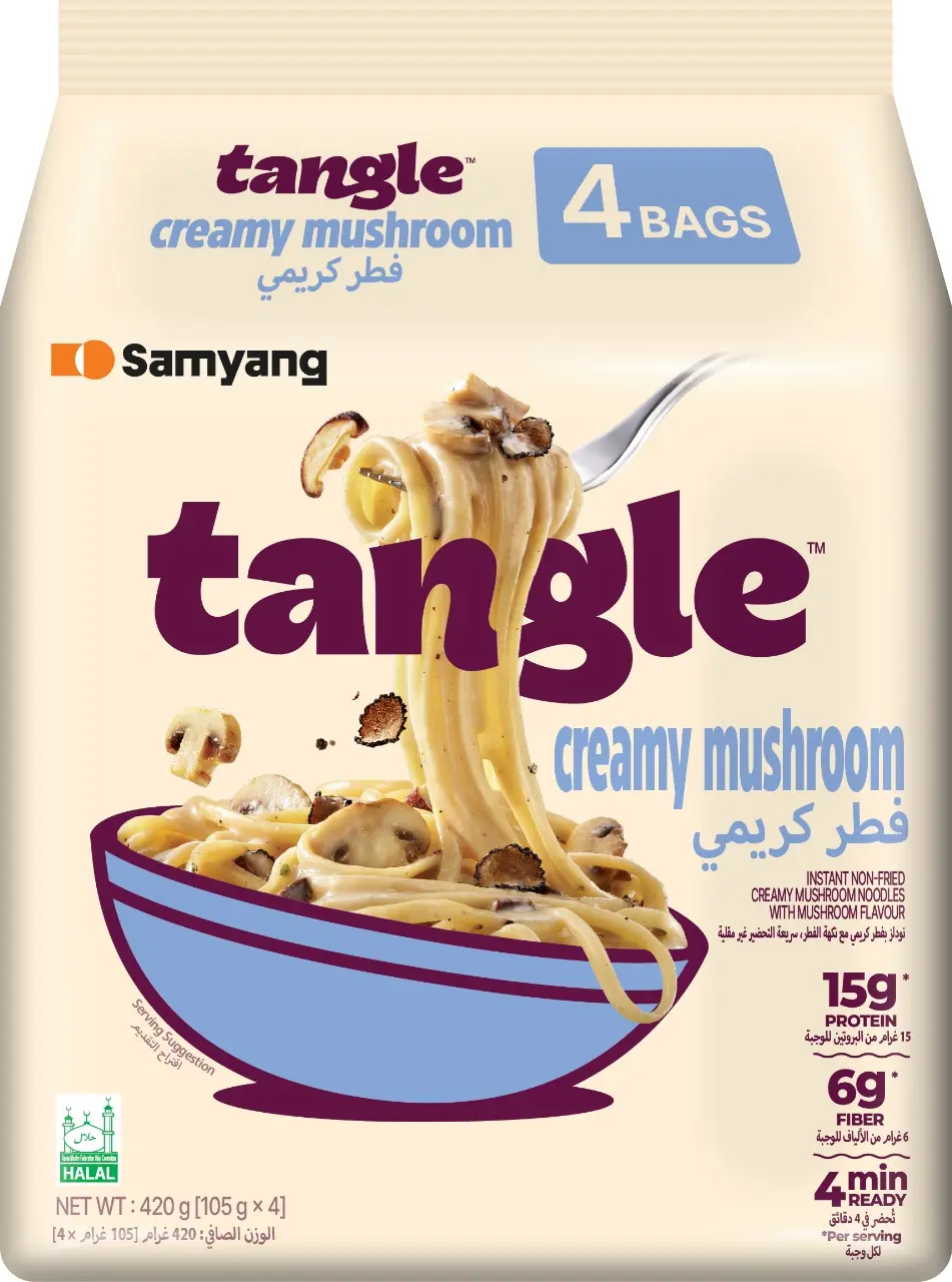 Samyang Tangle Creamy Mushroom 4 Psc105 gm - view 1