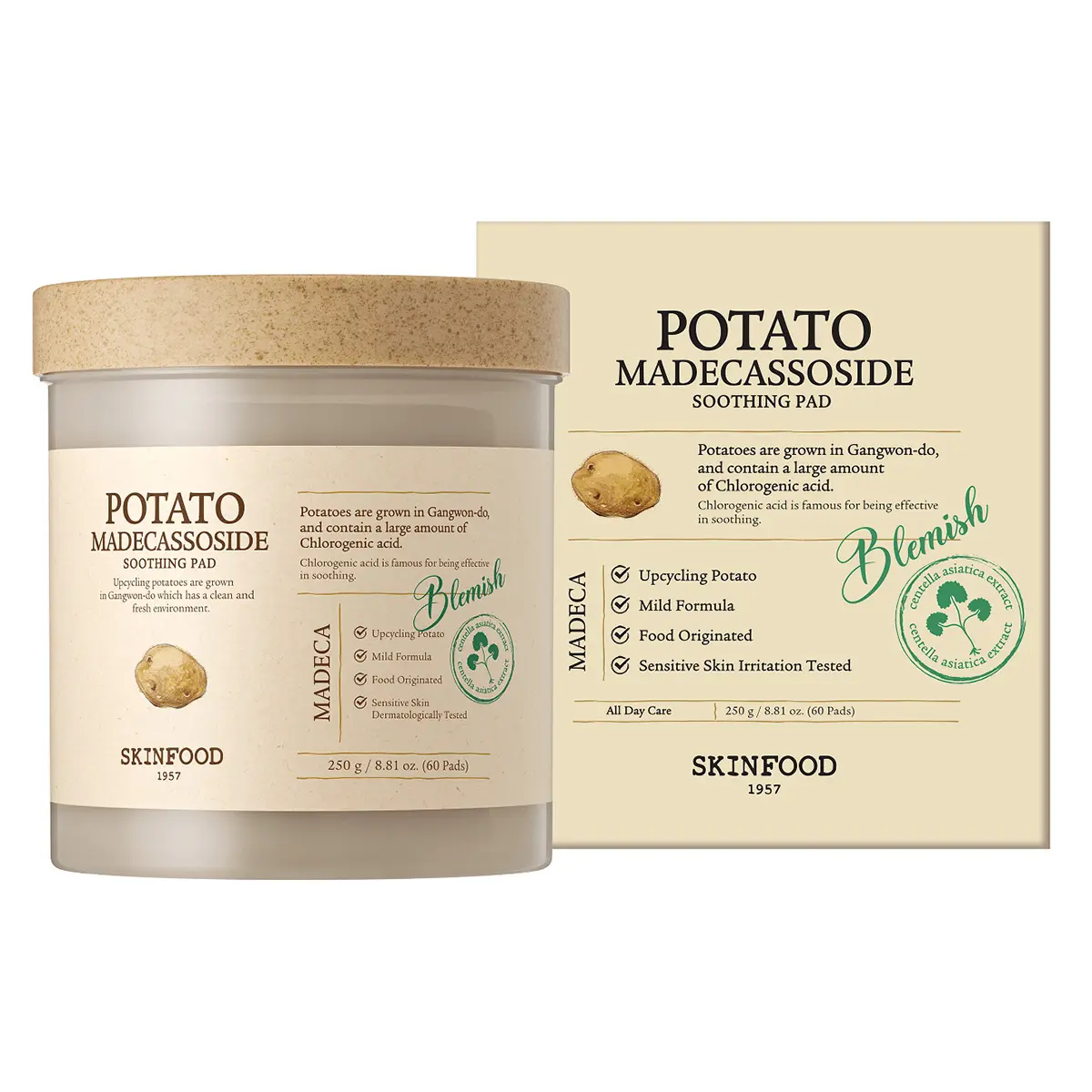Skinfood Potato Madecassoside Soothing Pad 250 gm - view 2