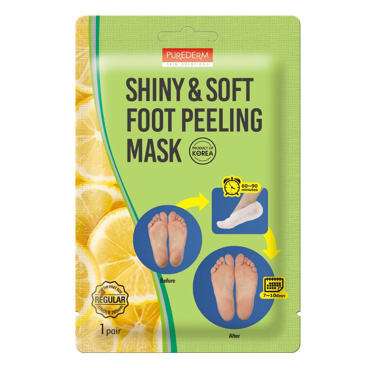 Purederm Shiny And Soft Foot Peeling Mask