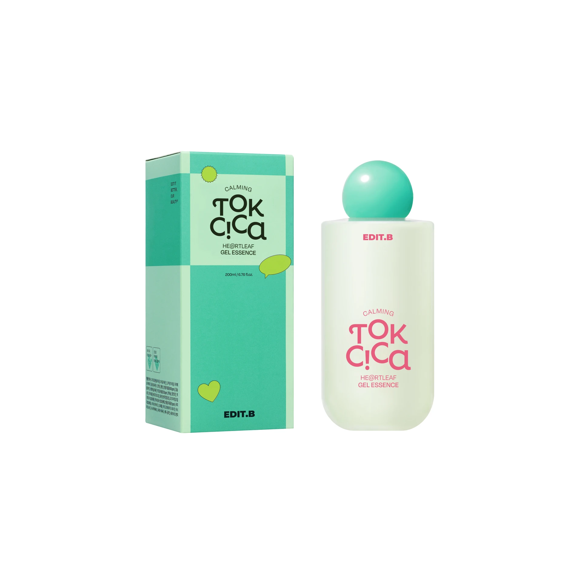Edit.b Calming Tok Cica Heartleaf Gel Essence 200 ml